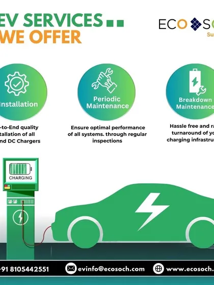 We offer a complete suite of EV services to ensure your charging infrastructure is always running smoothly. Our support covers everything from the initial end-to-end installation of AC and DC chargers to periodic maintenance checks and rapid breakdown support for hassle-free ownership.