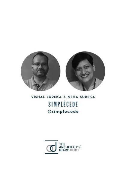 Our founders, Vishal and Neha Sureka, as featured in The Architect's Diary for our 'A Walk in the Clouds' project.