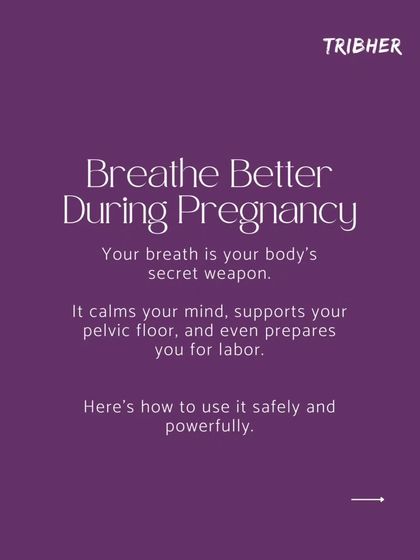 Your breath is your body's secret weapon during pregnancy. It calms your mind, supports your pelvic floor, and is a powerful tool for managing labor. We teach you how to use it safely.