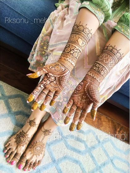 Sonu - Bridal & Wedding Mehndi Intricate Bridal Designs photo 71