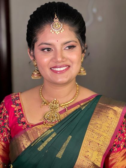 Himabindu - Bridal Makeup Classic South Indian Muhurtham Looks photo 61