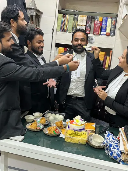 The entire team joyfully celebrating our mentor on Teacher's Day.