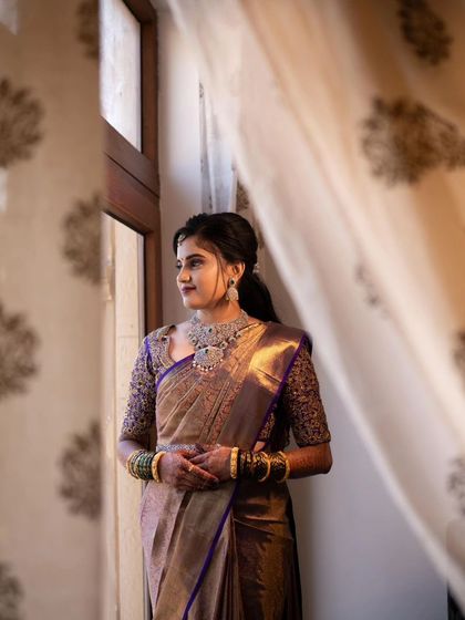 Ramya Gowda - Photoshoot Makeup Reception & Sangeet Looks photo 3