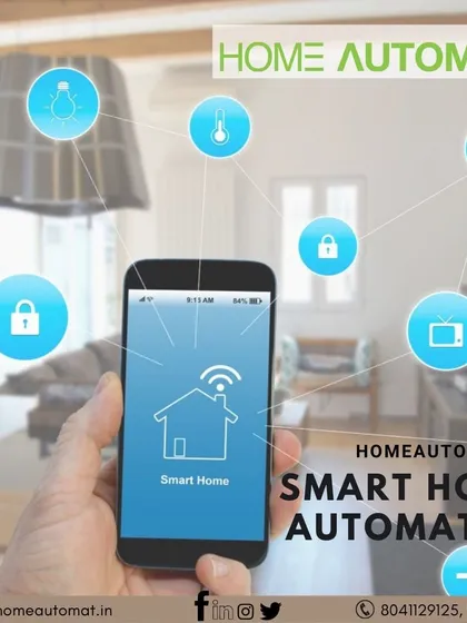This diagram illustrates how our central smart home app connects and controls various elements in your home. We integrate lighting, security locks, climate, entertainment, and more into one seamless network.
