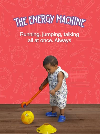 Meet the Energy Machine. This little one is always running, jumping, and talking all at once, and our active programs give them the perfect outlet to channel that amazing energy.