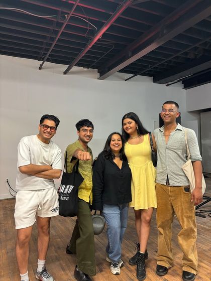 Posing with the incredible team of artists and organizers who made the Toronto Lush Loft happen. Collaboration is at the heart of what I do, and these young movers and shakers helped bring the vision to life.