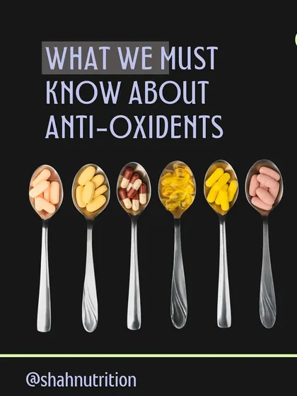 What you must know about antioxidants. This series explains what they are, where to get them, and why more isn't always better. Excessive antioxidant supplements can sometimes do more harm than good.