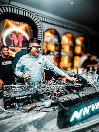 A smile of pure happiness. When you love what you do, it doesn't feel like work.