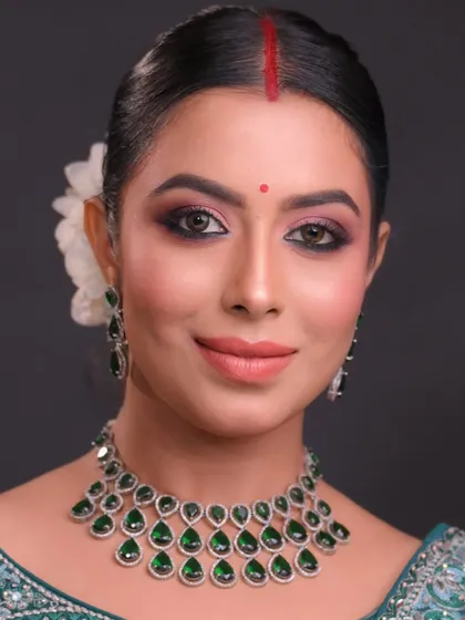 A classic portrait shot. The student has achieved a perfect balance of color, contour, and highlight.