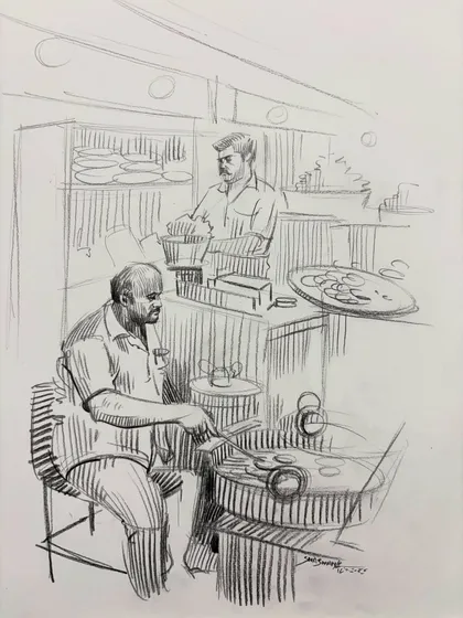 A collection of my figure drawing demonstrations from online classes and practice sessions. Each sketch is an opportunity to study the human form, capturing different poses, gestures, and scenes from daily life.