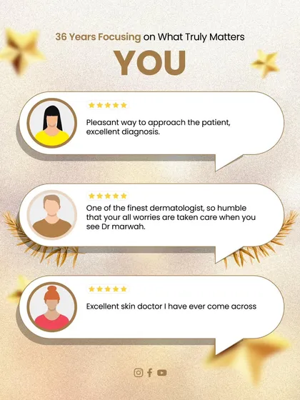For 36 years, our focus has been on what truly matters: our patients. These reviews reflect our commitment to excellent diagnosis, humble care, and being the trusted skin doctor for so many.