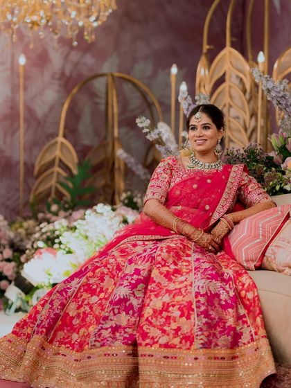 Rashmi Gowda - Bridal Makeup Glamorous Reception & Sangeet Styles photo 12