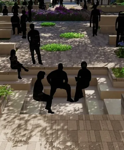 For the Maharashtra State Skills University proposal, I designed open ground-floor spaces like this one to enable dynamic conversations. These recreational zones connect directly to a central spine, maximizing interaction and creating a campus that feels open and collaborative.