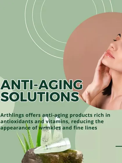 Our anti-aging solutions, like our Aloe Vera Gel, are rich in antioxidants and vitamins that help reduce the appearance of wrinkles and fine lines.
