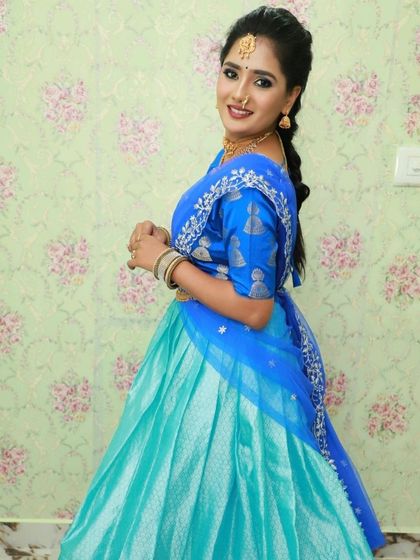 Liblikas - Wedding & Event Wear Rental Elegant Langa Voni (Half Sarees) photo 10