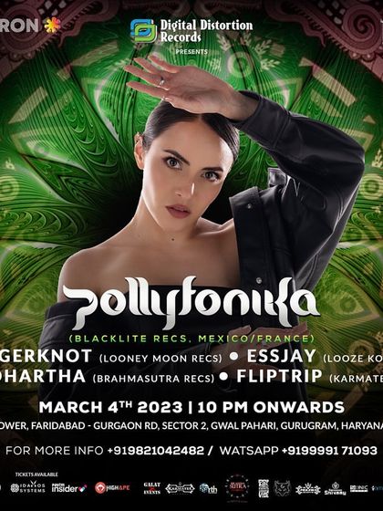 Presenting Pollyfonika from Mexico at a Digital Distortion Records showcase. My goal is to introduce diverse international psytrance sounds to the Indian dancefloor.