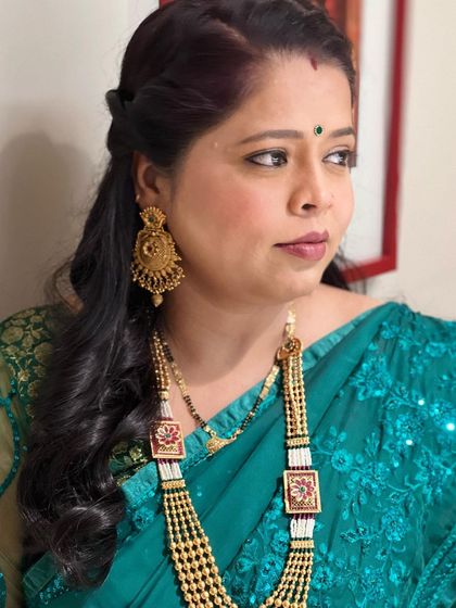 A lovely and elegant look for a family member, proving that makeup can be subtle yet effective.