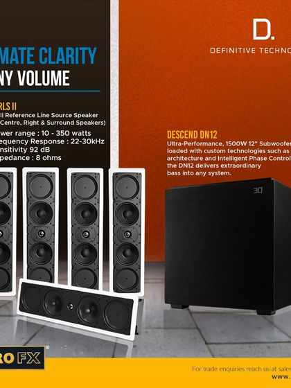 Pro FX - High-Fidelity (Hi-Fi) Audio Systems Complete Home Theater Packages photo 10