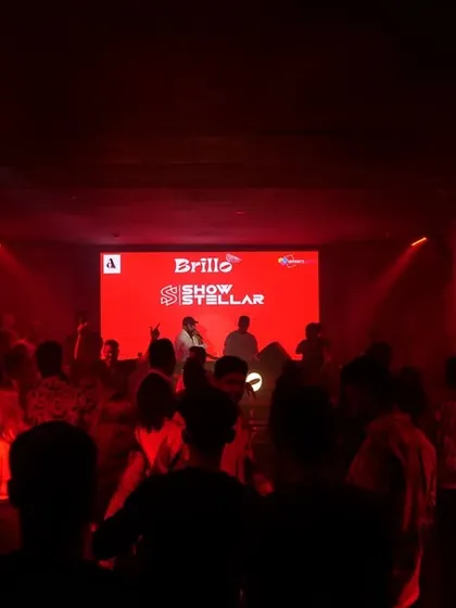The whole club bathed in red light, creating an intense and immersive atmosphere.