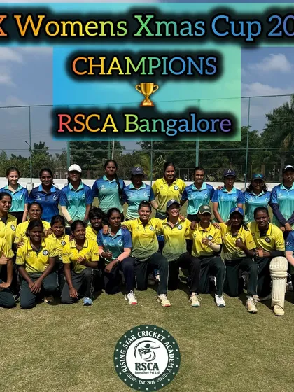 Champions of the SIX Women's Xmas Cup 2024. We are committed to fostering talent in women's cricket, and our teams consistently prove their mettle in competitive tournaments.