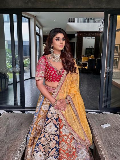 Madhuri Subbaraju - Destination Wedding Makeup Reception & Sangeet Glamour photo 27