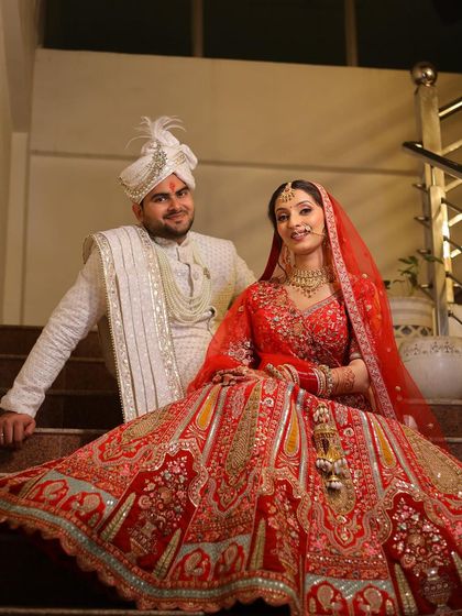 Now and forever. These portraits capture the timeless beauty of a classic bridal look, with soft, glowing makeup that enhances the bride's happiness.