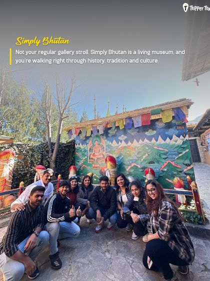 This isn't your regular museum tour. At Simply Bhutan, a living museum, you get to walk right through the country's history, traditions, and culture, and even try your hand at local crafts.