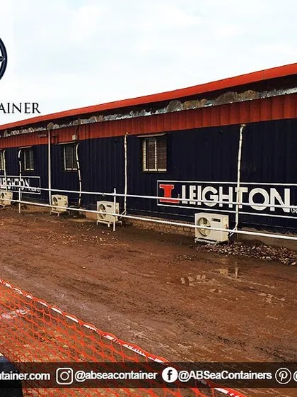 For our corporate client Leighton, we delivered a large-scale, multi-unit site office solution. This image showcases our capacity for major B2B projects, providing fully functional, air-conditioned workspaces that can be deployed rapidly.