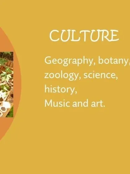 Our culture curriculum is vast, covering everything from geography and botany to science and art, giving children a holistic view of the world.