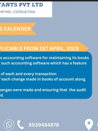 From April 1st, 2023, it is mandatory for companies using accounting software to have an audit trail feature. This feature must record every transaction and edit, and cannot be disabled.