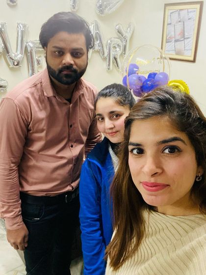 A selfie with my family and team during our anniversary festivities. These are the people who stand by me.