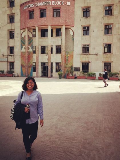 A moment of reflection at the Lawyers Chamber Block. The dynamic environment of the court complex is where I feel most at home in my profession.
