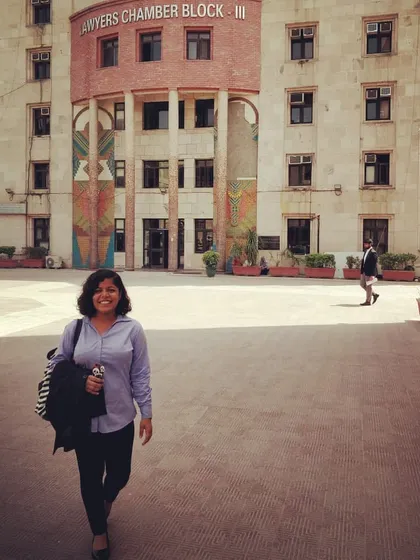 A moment of reflection at the Lawyers Chamber Block. The dynamic environment of the court complex is where I feel most at home in my profession.