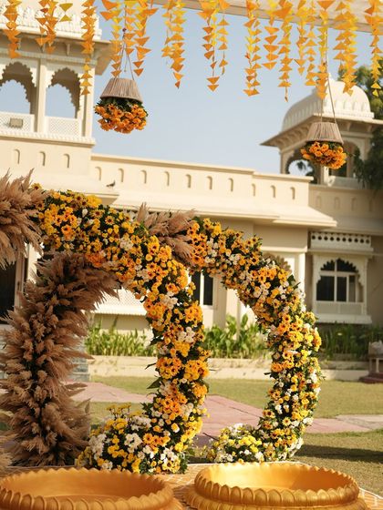 Vibrant Mehendi & Haldi Ceremonies photo 14