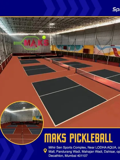 Looking for a place to play pickleball in Mumbai? MAKS Pickleball in Dahisar is one of the top venues we recommend, featuring excellent indoor courts.