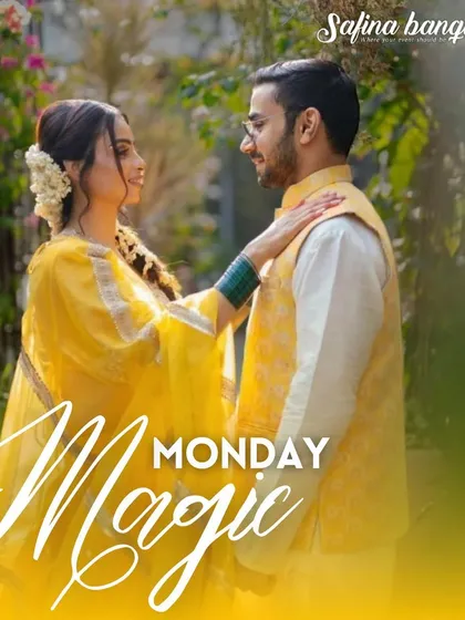A beautiful shot of a couple during their Haldi ceremony, showcasing the joy and magic of pre-wedding festivities at our venue.