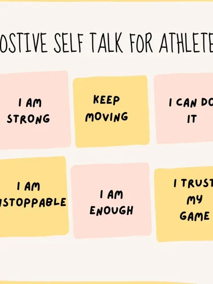 Positive self-talk is a powerful tool for any athlete. "I am strong," "I can do it," "I trust my game." We teach our players to build mental resilience.