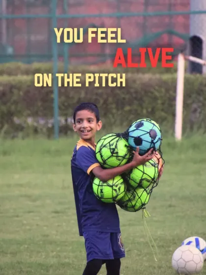 You know you were born for the game when you feel truly alive on the pitch.