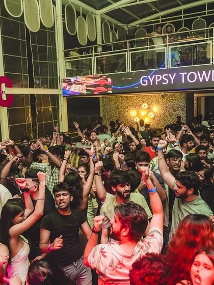This is the energy I chase: a packed rooftop, hands in the air, and everyone singing along. Capturing the pure joy and collective vibe of a Saturday night at Gypsy Tower is what my open-format Bollywood and commercial sets are all about.