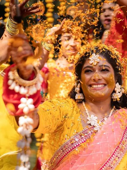 Mousam Pictures - Wedding Photography & Videography The Celebration Begins: Haldi & Mehendi photo 30