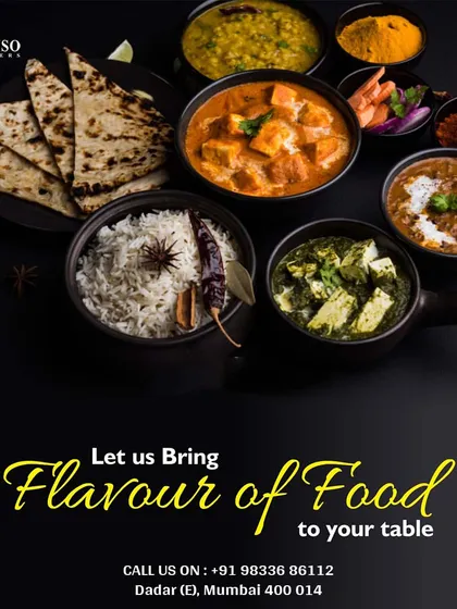 We offer a comprehensive Indian menu that brings together a variety of classic flavors. This spread showcases some of our most requested dishes, including rich paneer curries, hearty dal, fragrant rice, and freshly made naan, all presented beautifully for your guests.