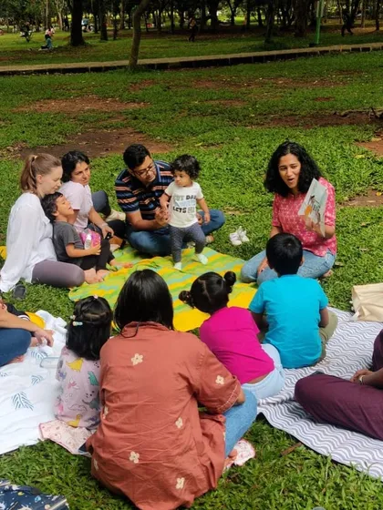 Candid shots from our 'Bounty of Chillies' session. You can see the mix of listening, interacting, and the occasional distraction, which is all part of the fun.