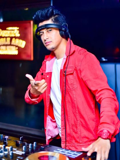 Saturdays at Hangover are massive. This is me in my element, controlling the dance floor with Bollywood hits.