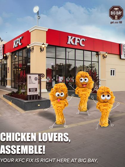 Your KFC fix is waiting for you right here on the highway. Stop by for that finger-lickin' good chicken you know and love.