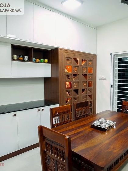 Bizzoppo - Residential Interior Design & Execution Elegant Living, Dining & Pooja Spaces photo 13