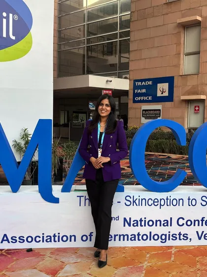 Another moment from the Dermacon 2024 conference. Continuous medical education is a cornerstone of my professional philosophy.