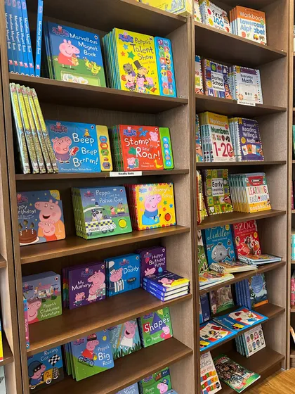 From "Beep Beep Brrrm!" to "Storms and Roar!", our bookshelves are packed with engaging stories. I've also included educational books for learning numbers and letters to support their development.