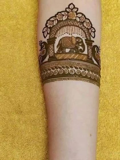 Vijay Singh - Special Occasion Mehandi The Royal Elephant Motif photo 6