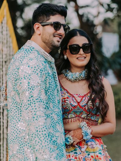 Vibrant Haldi & Mehendi Celebrations photo 61