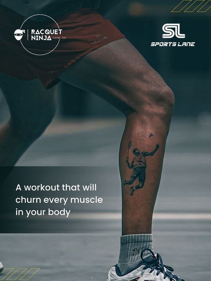 Our workout will churn every muscle in your body. This player's tattoo says it all.